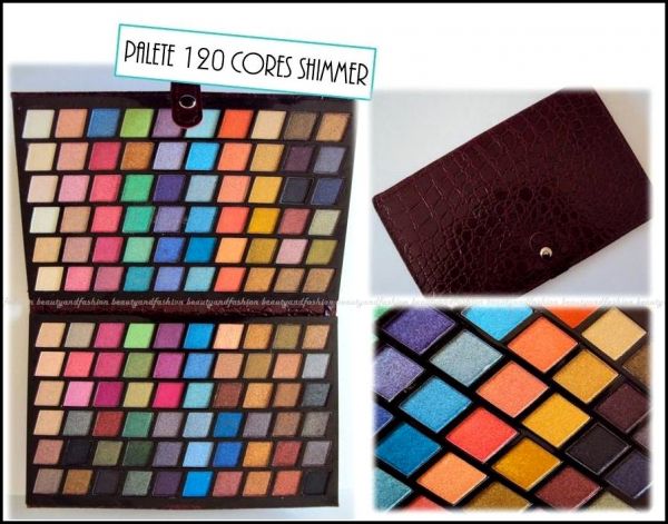 Paleta 120 Cores Estilo carteira! (cód. 033)